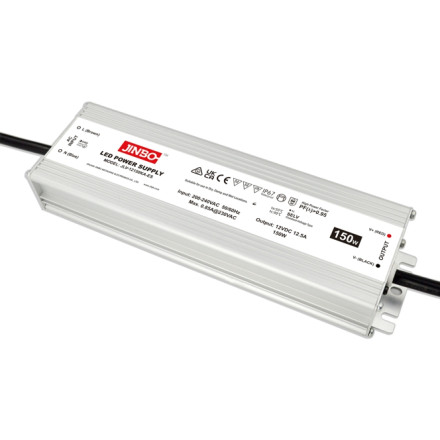 JİNBO POWER 12V 12.5A Slim Dış Mekan Güç Adaptörü