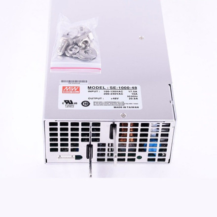 SE-1000-48 48 Volt DC 20,8 Amper Kutulu Güç Kaynağı